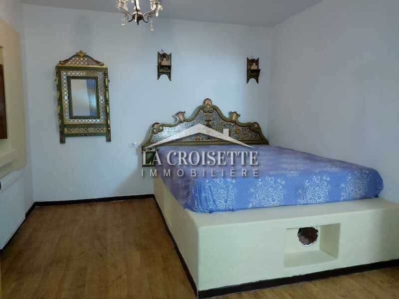 Duplex meublé S+3 avec piscine à La Marsa